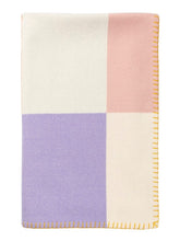 Load image into Gallery viewer, Merino Wool &amp; Cashmere Colour Block Children&#39;s Blanket
