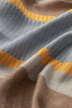 Load image into Gallery viewer, Merino &amp; Cashmere Throw -Bold Stripe
