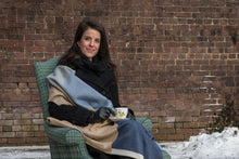 Load image into Gallery viewer, Extrafine Merino Wool Black Scarf