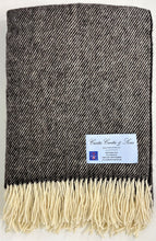 Load image into Gallery viewer, Best of British Throw -  Black