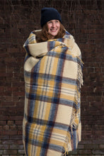 Load image into Gallery viewer, Shetland Wool Tartan Throw
