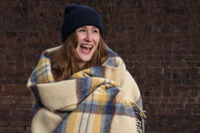 Load image into Gallery viewer, Shetland Wool Tartan Throw