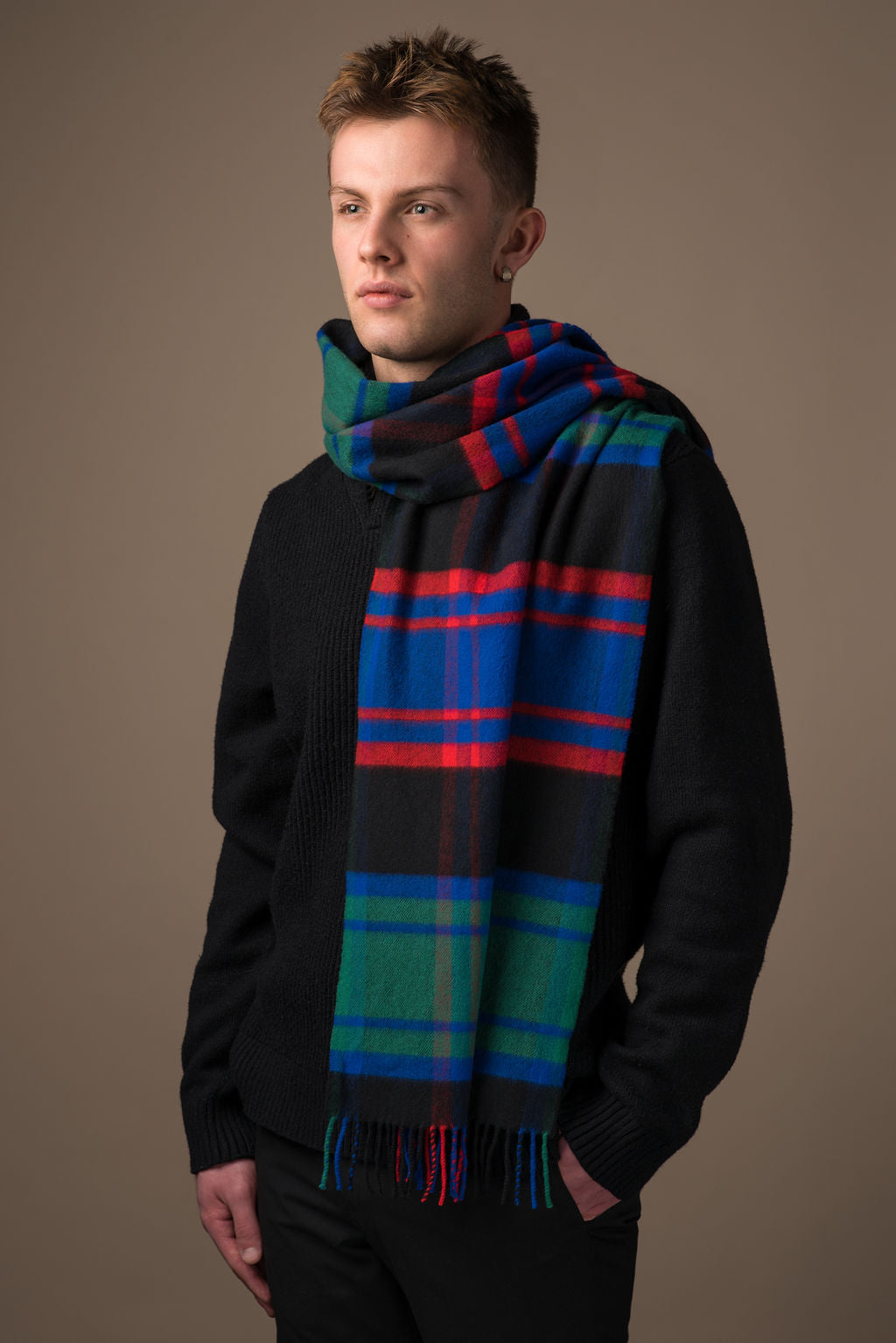 Ultrafine Merino Tartan Scarf - RWS Certified – Sykes & Ainley