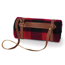 Load image into Gallery viewer, Motor-Robe in Rob Roy Plaid with Leather Carrier
